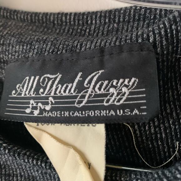 Vintage 1980s Ruched All That Jazz Fitted Dress Size 3/4 Made in USA - Picture 4 of 9